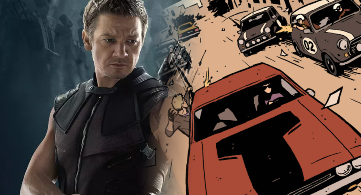 FIRST LOOK: Clint Barton’s 70’s Era Muscle Car from the Set of “HAWKEYE”