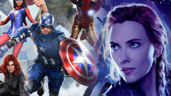 avengers game black widow