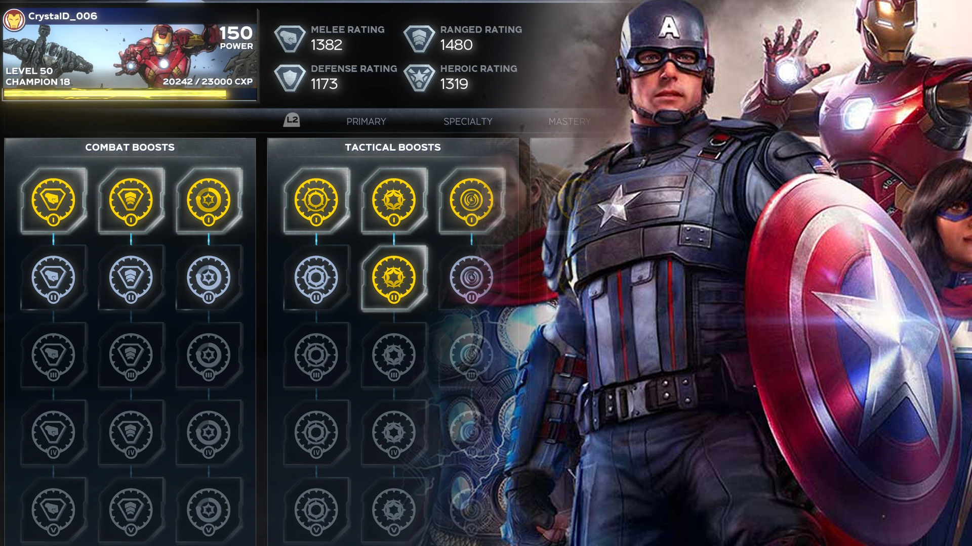 avengers game champion
