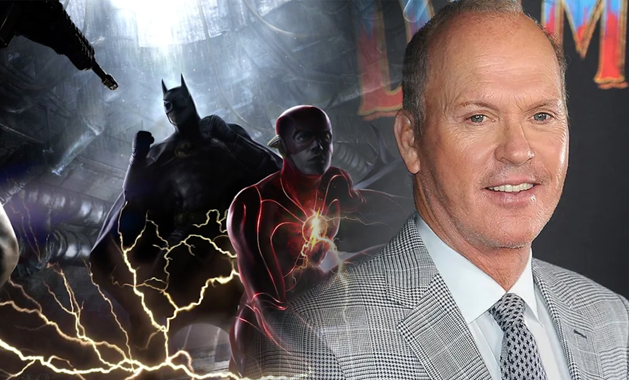 the flash michael keaton set photos