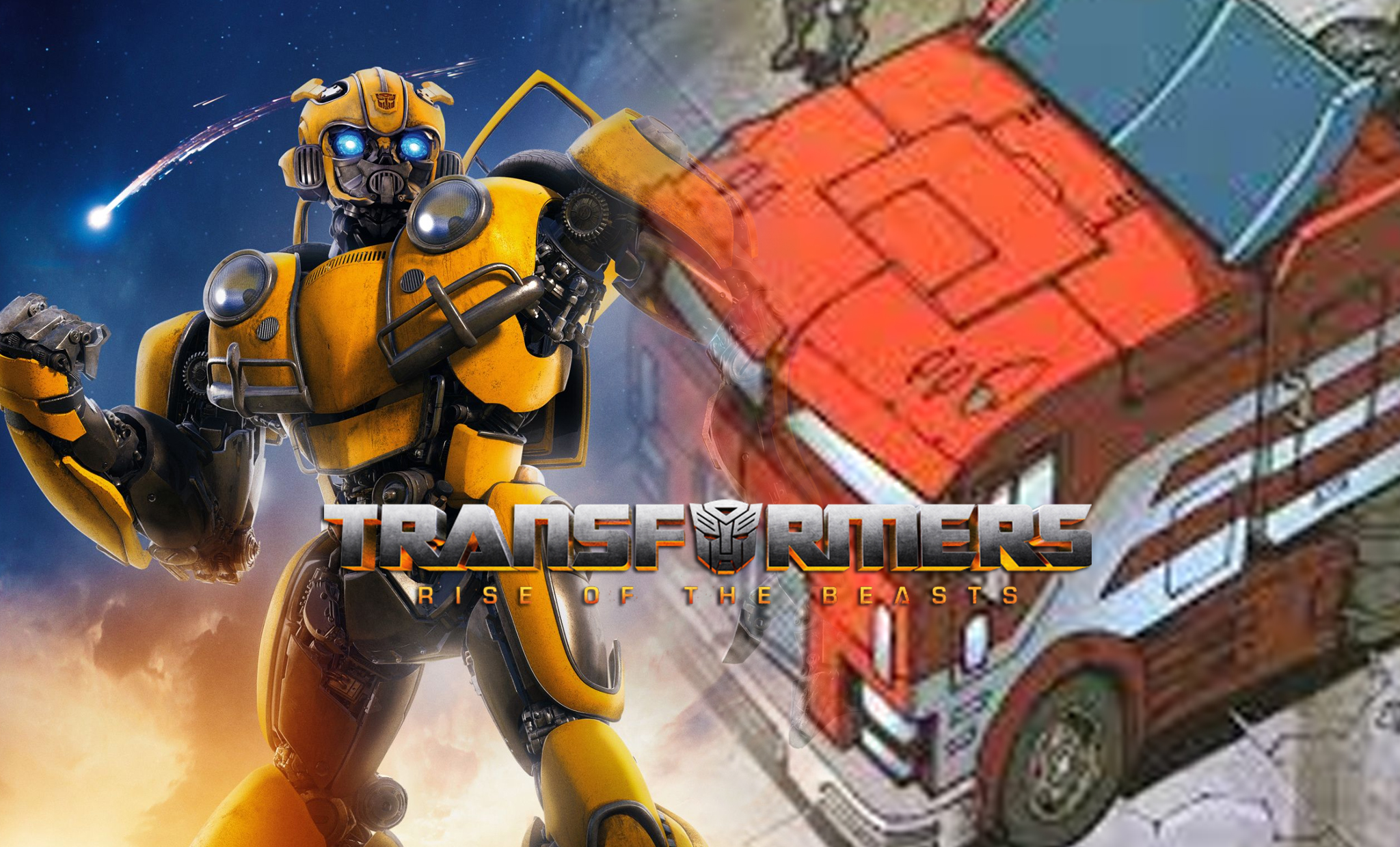 Leaked ‘Transformers: Rise of the Beasts’ Set Photos Offer First Look at Optimus Prime and Bumblebee