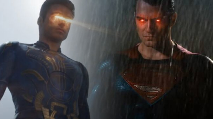 ‘Eternals’ Approach to Ikaris Eyebeams is in Tribute To DC’s Superman