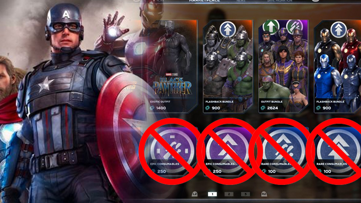 avengers game consumables