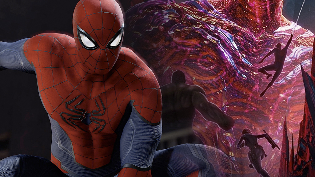 avengers game spiderman