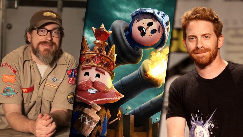 EXCLUSIVE: John Harvatine IV and Seth Green On Developing the Unique Animation Style in ‘Crossing Swords’ Season 2
