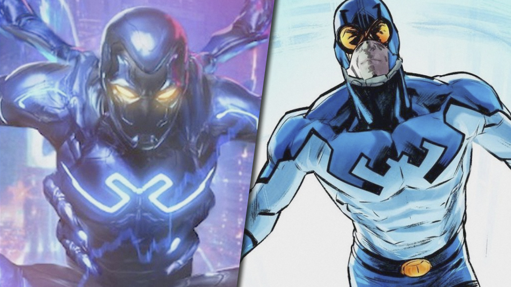 blue beetle set photos