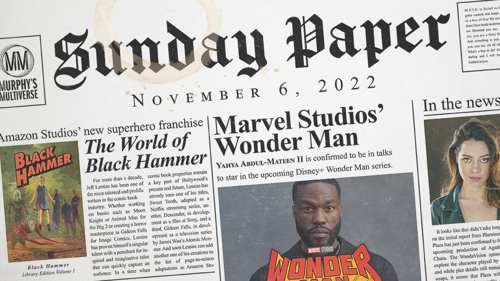 The Sunday Paper—November 6, 2022
