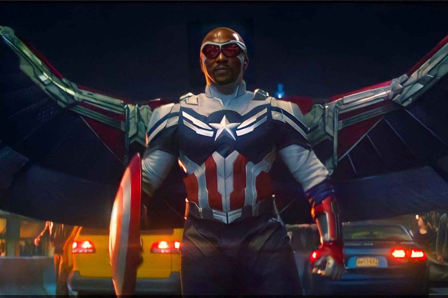 BTS Video Provides the Best Look Yet at Sam Wilson’s Underwhelming New Costume in ‘Captain America 4’